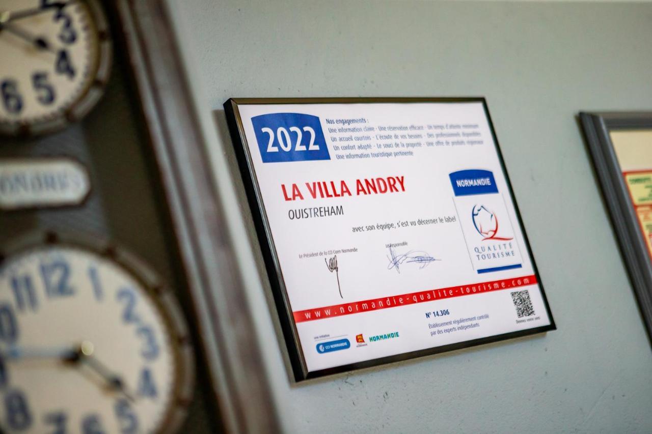 La Villa Andry Ouistreham Bagian luar foto