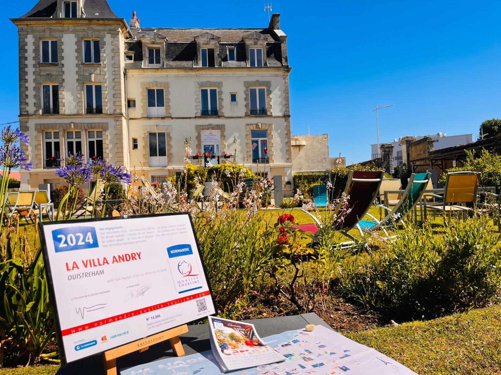La Villa Andry Ouistreham Bagian luar foto